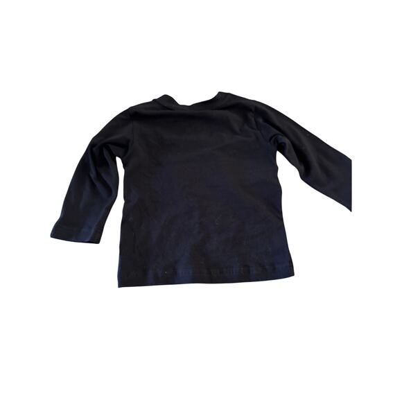 Cotton kids Black Halloween Spider Web Long-Sleeve T-Shirt Size 12M - Picture 2 of 5